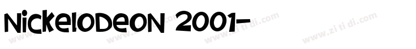 nickelodeon 2001字体转换